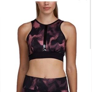 Noli pink and black workout set size small
